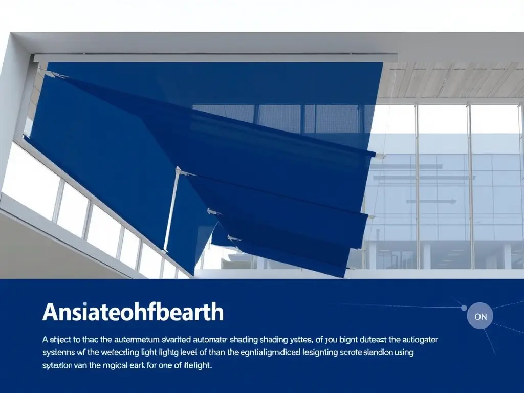 A detailed architectural rendering of the museum's automated shading system, illustrating how it adjusts to optimize light levels and energy efficiency.